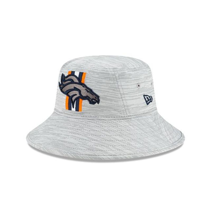 NFL Denver Broncos Official Training Stretch (LCI8083) - Orange New Era Bucket Hats